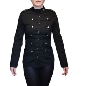 Black Long-Sleeved Shirt/Jacket, S